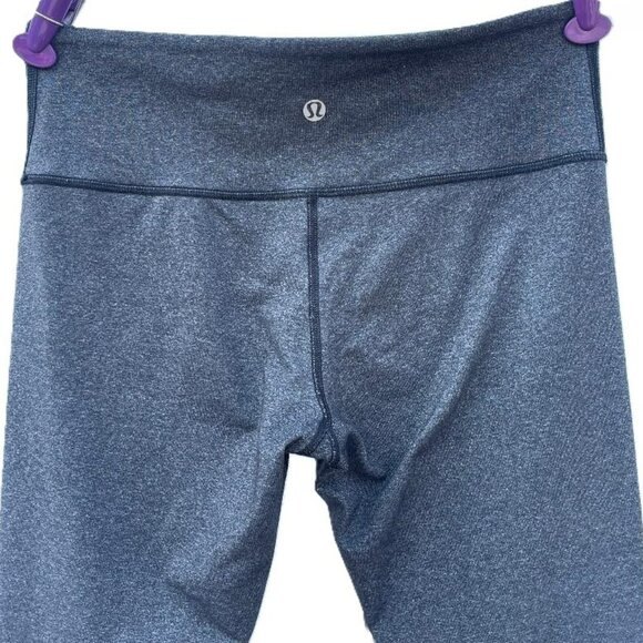 Lululemon Wunder Under 21" Cropped Legging Size 6 - Grey - Picture 4 of 9